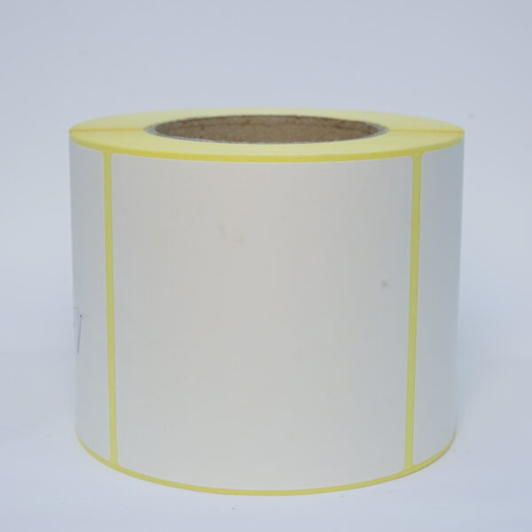 Rouleau 1000 étiquettes MATT Blanc 100x120mm